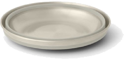 Sea To Summit Detour Stainless Steel Collapsible Bowl - M - Grey