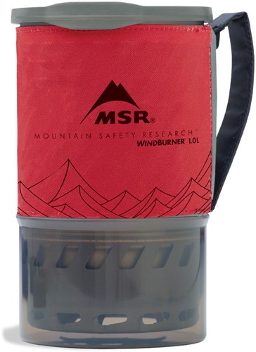 MSR WindBurner - Personal Stove System - Red