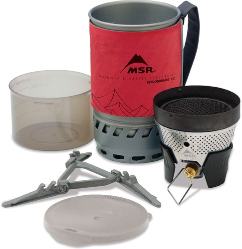 MSR WindBurner - Personal Stove System - Red