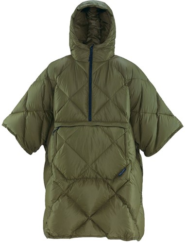 Therm-a-Rest Honcho Poncho Down - Dark Olive