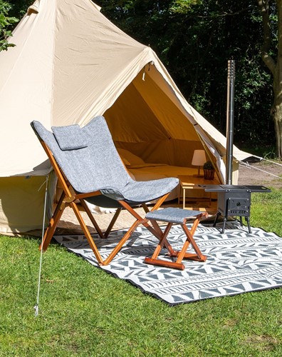 Bo-Camp Bloomsbury Camping Chair - M - Grey