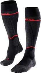 Falke SK4 Advanced Compression Light - Black Mix - Women's Ski Socks
