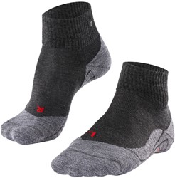 Falke TK5 Wander Short - Asphalt Melange - Women's Hiking Socks