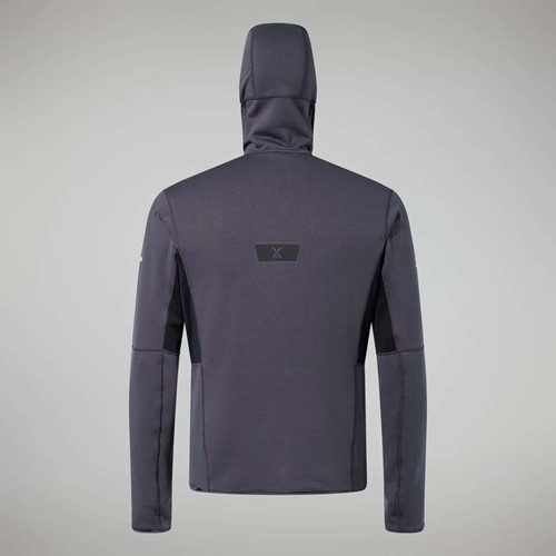 Berghaus M's MTN Guide MW Hoody - Grey Pinstripe/Jet Black