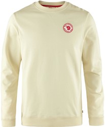 Fjällräven 1960 Logo Badge Sweater - Chalk White - Men's Sweater