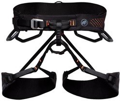 Mammut Comfort Fast Adjust Harness M - Black/Safety Orange