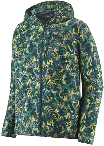 Patagonia M's Houdini Jacket - Wild Botanist: Wetland Blue - L