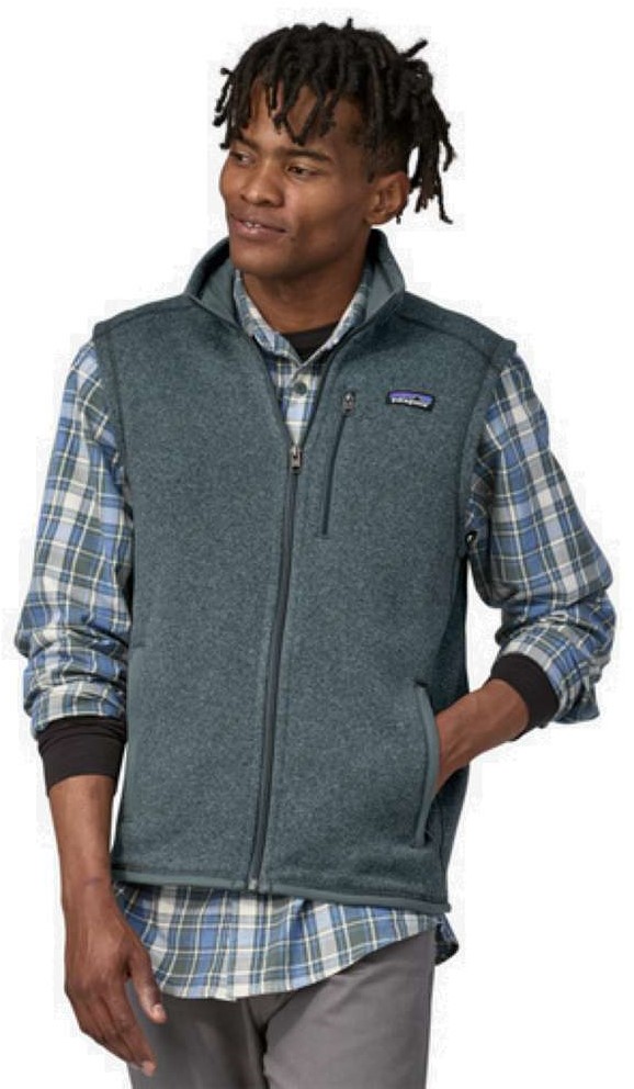 Patagonia better shop sweater vest green