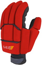 Grays Pro Flex 1000 LH Handschuh - Rot/Schwarz - S