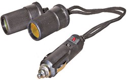 Haba 12v adapter stekker-->2x kontra groot Blibox