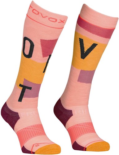 Ortovox Freeride Long Socks Cozy W - Bloom - 35-38