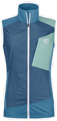 Ortovox Windbreaker Vest W - Petrol Blue - S