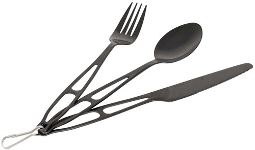 Bo-Camp Outdoor-Besteck - 3-Teilig - Im Etui