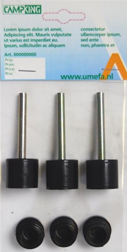 Campking Polepoint/Polefoot 22mm 3pcs