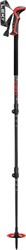 Leki Haute Route 3 - Dark Anthracite/Dark Red/Black - Ski Touring Poles
