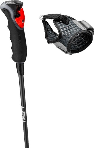Leki Carbon 12 3D - Black/Dark Anthracite/Neon Yellow