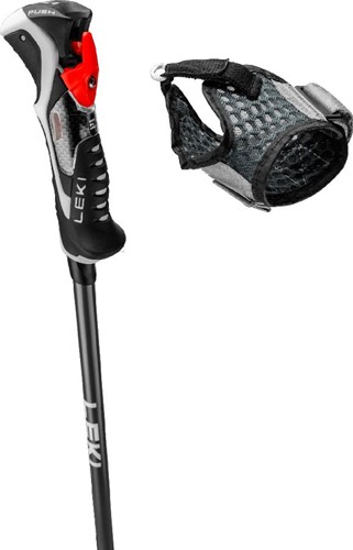 Leki Carbon 14 3D - Black Dark Anthracite/Bright Red