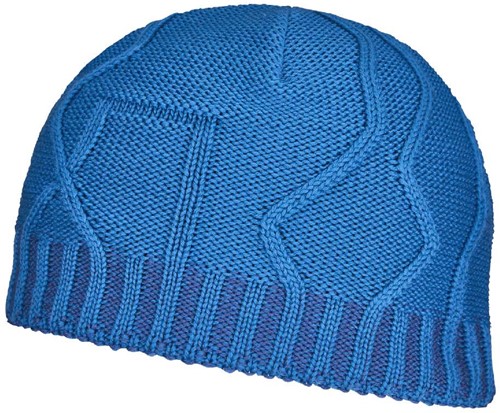 Ortovox Merino Tangram Knit Beanie - Mountain Blue - Mütze