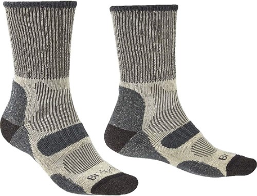 Bridgedale Lightweight Coolmax Comfort Boot - Charcoal - Wandersocken Herren