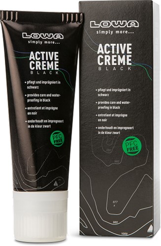Lowa Active Creme 75ml PFC Free - Schwarz