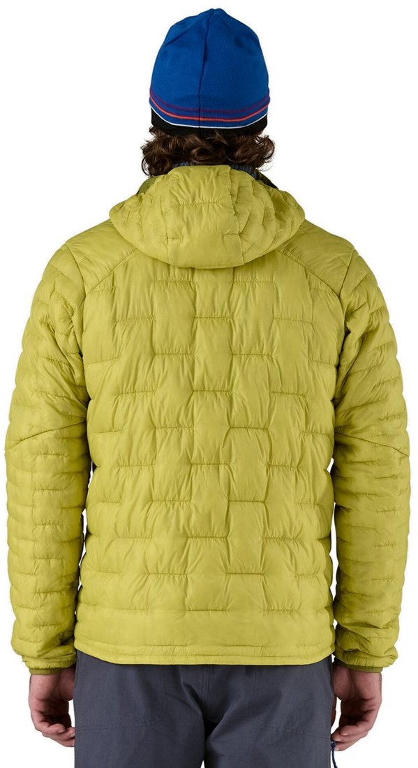 Yellow Micro Puff Hooded Jacket Patagonia Men's Micro Puff Hoody