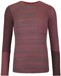 Ortovox 185 Rock'N'Wool Long Sleeve - Mountain Rose - Merinounterwäsche Damen