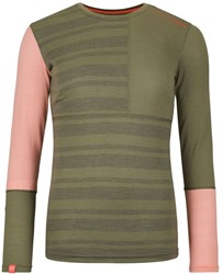 Ortovox 185 Rock'N'Wool Long Sleeve - Wild Herbs - Merinounterwäsche Damen