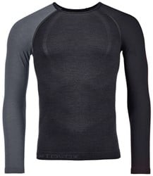 Ortovox 120 Comp Light Long Sleeve - Black Raven - Long Sleeve Herren
