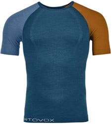 Ortovox 120 Comp Light Short Sleeve - Petrol Blue - Merinounterwäsche Herren