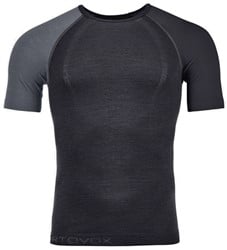 Ortovox 120 Comp Light Short Sleeve - Black Raven - Merinounterwäsche Herren