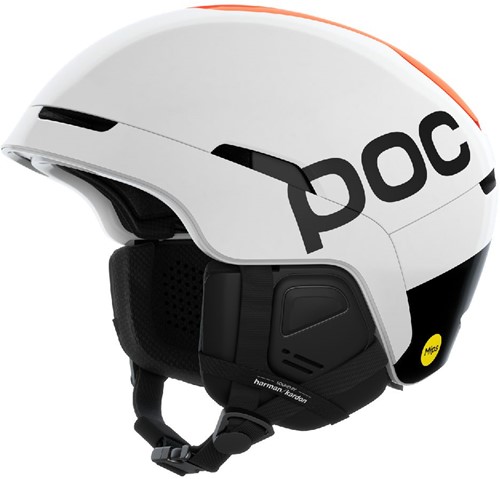 POC Obex Connect - Hydrogen White/Fluorescent Orange AVIP - M/L (55-58 cm)