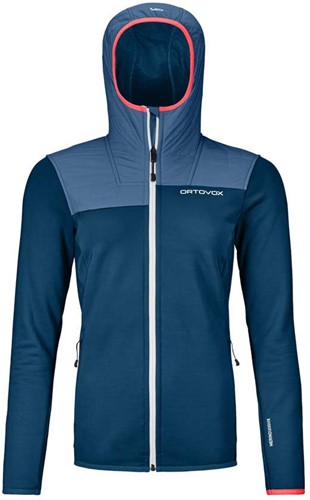 Ortovox Fleece Plus Hoody W - Petrol Blue - L