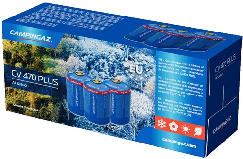 Campingaz CV470 Plus All Season - Gas Cartridge - 3-Pack