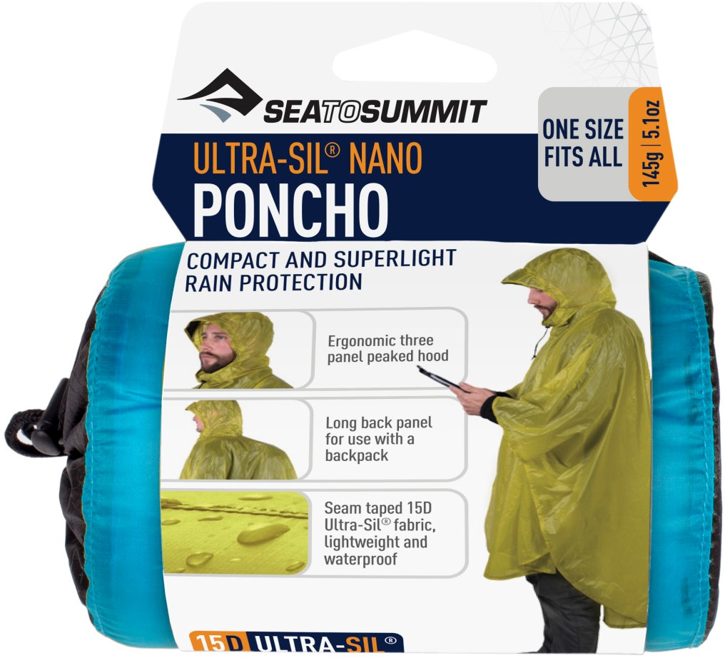 Sea To Summit Ultra-Sil Nano Poncho Pacific Blue Twinseasons AT