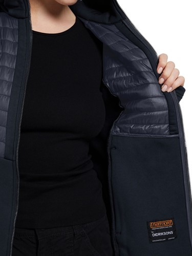 Didriksons Annema Fullzip W - Dark Night Blue