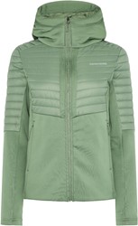 Didriksons Annema Fullzip - Light Moss - Women's Hybrid Jacket