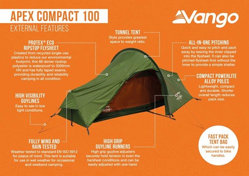 Vango Apex Compact 100