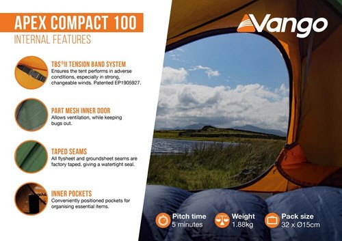 Vango Apex Compact 100