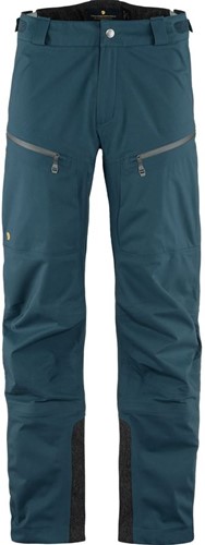 Fjällräven Bergtagen Eco-Shell Trousers M - Mountain Blue - 52