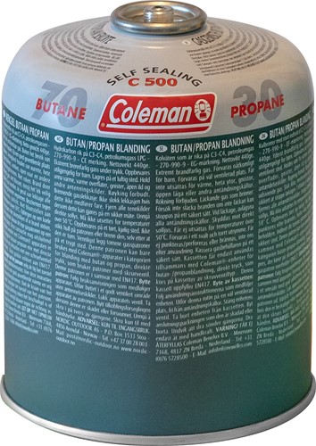 Coleman C500 6-pack Gascartouche