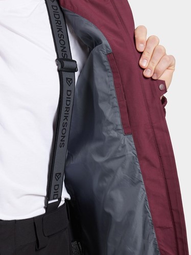 Didriksons Dario Jacket M - Anemon Red