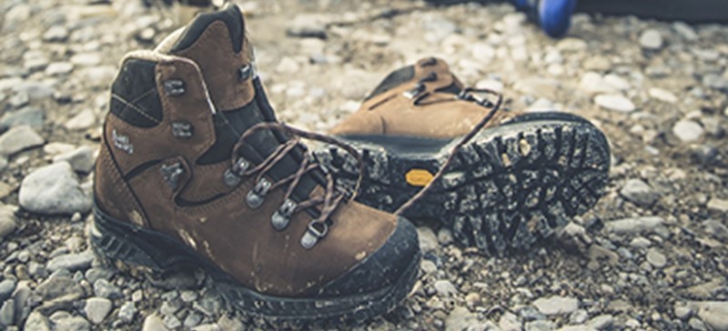 The anatomy of a hiking shoe