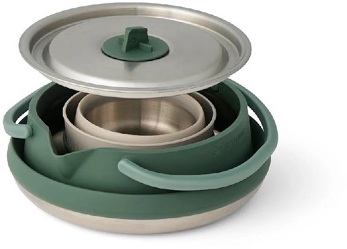 Sea To Summit Detour Stainless Steel Kettle Cook Set - 3 Piece