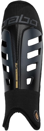 Brabo Elite Shinguard - Schwarz/Gold - S