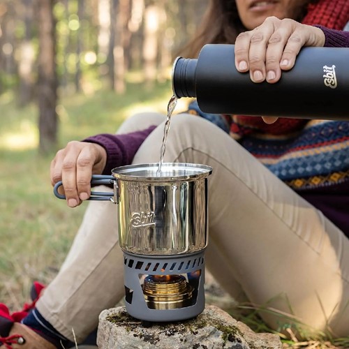 Esbit Cookset with Alcohol Burner - 985 ml