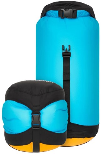 Sea To Summit Evac Ultralight Compression Dry Bag - 8 - Blue Atoll