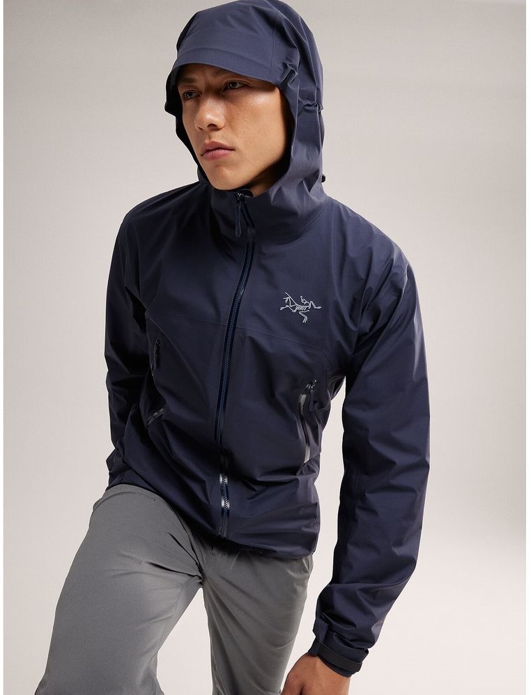 ARC'TERYX-BETA JACKET MEN'S BLACK SAPPHIRE - Hiking jacket