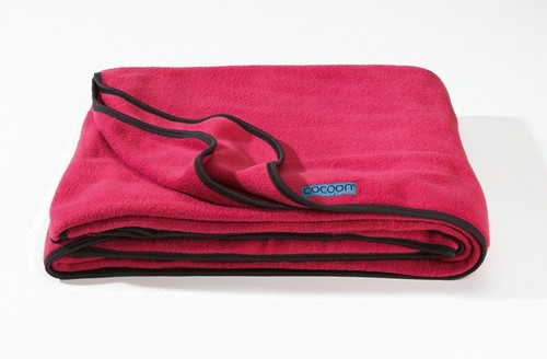 Cocoon Fleece Blanket - Raspberry