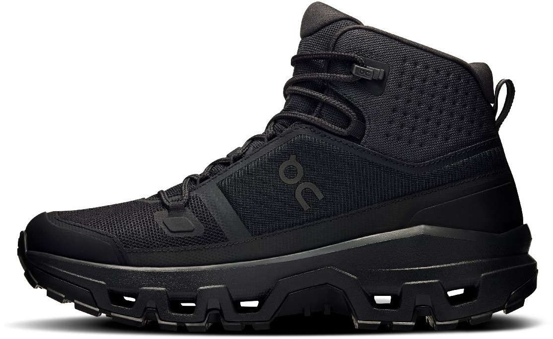 On Cloudrock Mid Waterproof W Black/Black 38 1/2 (US