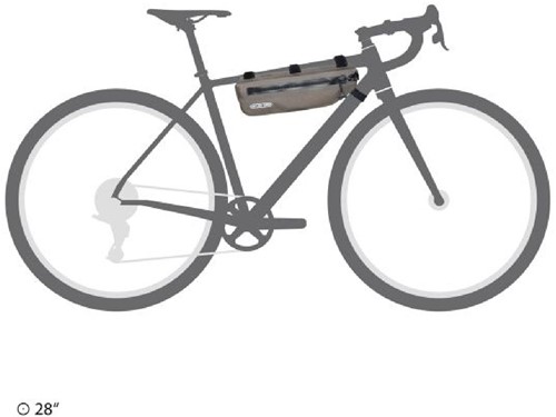 Ortlieb Frame-Pack Toptube 3 - Dark Sand